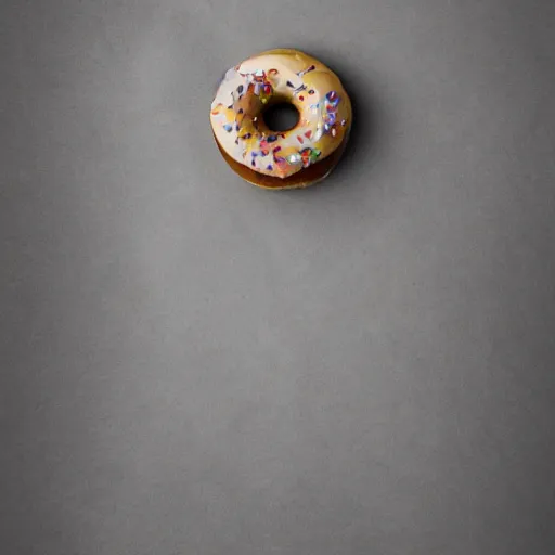 Image similar to donut man from the beautiful'food art collection masterpieces ', dslr