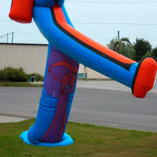 Image similar to wacky inflatable flailing arm tube man