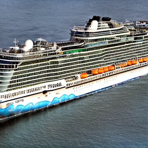 Image similar to olsen the norwegian cruise ship, realistic, hdr, hdd, clear image,