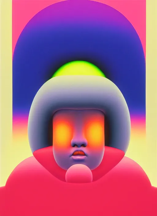 Image similar to self portrait by shusei nagaoka, kaws, david rudnick, pastell colours, airbrush on canvas, cell shaded, 8 k