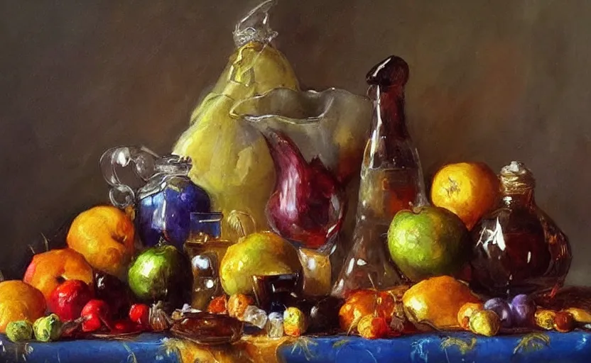 Image similar to Alchemy amazing still life composition. By Konstantin Razumov, highly detailded