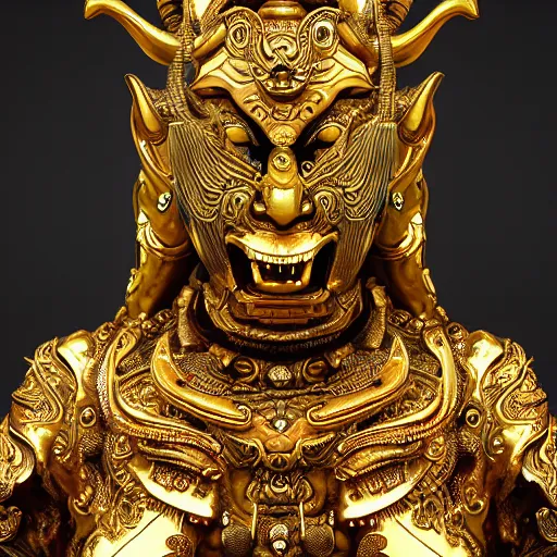 Image similar to naraka buddhist demon korean female, highly detailed, symmetrical long head, smooth marble surfaces, detailed ink illustration, raiden metal gear, cinematic smooth stone, deep aesthetic, concept art, post process, 4 k, carved marble texture and silk cloth, latex skin, highly ornate intricate details, in the style of 8 8 grzes