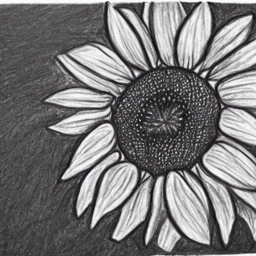 Image similar to crayon drawing of a sunflower, drawn by a 6 year old, photorealistic