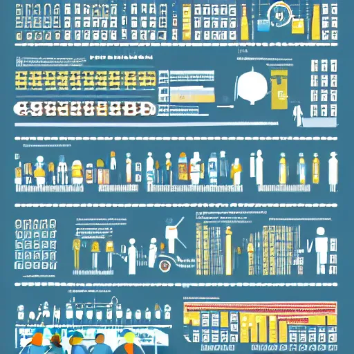 Image similar to large scale, intricately detailed human resources infographic, with lots of text and icons, by chris ware