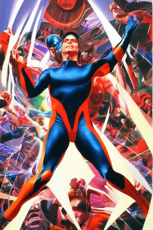 Prompt: alex ross artwork