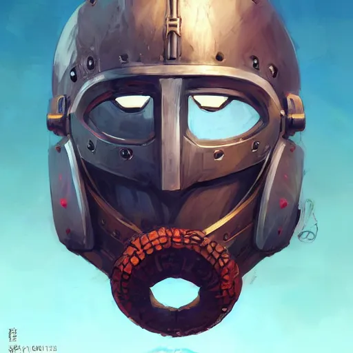 Image similar to cyberpunk viking helmet mask warrior goddess robot ninja fantasy, art gta 5 cover, official fanart behance hd artstation by jesper ejsing, by rhads, makoto shinkai and lois van baarle, ilya kuvshinov, ossdraws