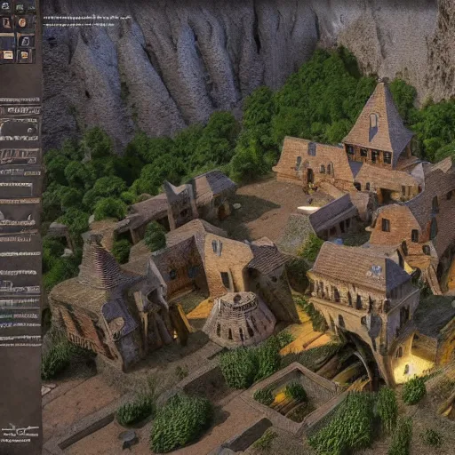 Prompt: A medieval village built on the head of chuthulu Highly detailed 3d fractal, volumetric lighting, sharp focus, ultra-detailed, hyperrealistic, complex, intricate, 3-point perspective, hyper detailed, unreal engine 5, IMAX quality, cinematic, finely detailed, small details, extra detail, symmetrical, high resolution, rendered 3D model, octane render, arnold render, PBR, path tracing, 8k, 4k, HD, hi-res, award-winning, awe-inspiring, ground-breaking, masterpiece , artgem, Dark Fantasy mixed with Socialist Realism, saturated colours