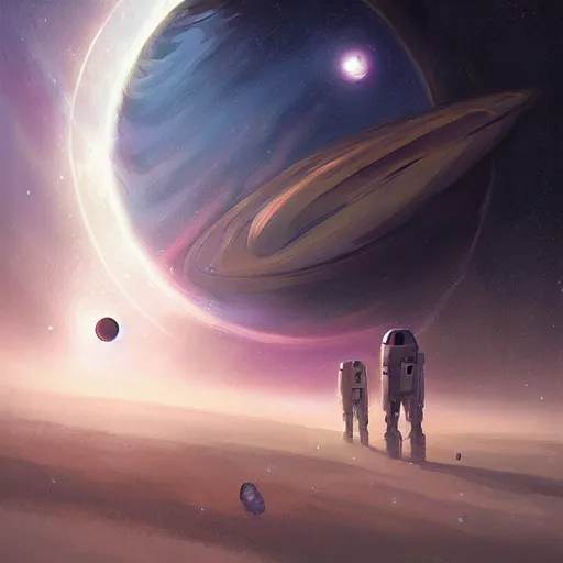 Image similar to Liminal space in outer space by Jordan Grimmer