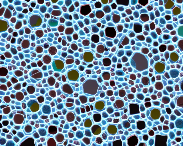 Image similar to microscope image of macromolecules, high resolution, 4 k