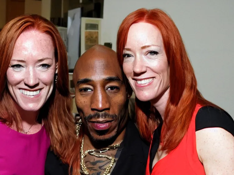 Prompt: Jen Psaki and Tupac Shakur high on LEAN