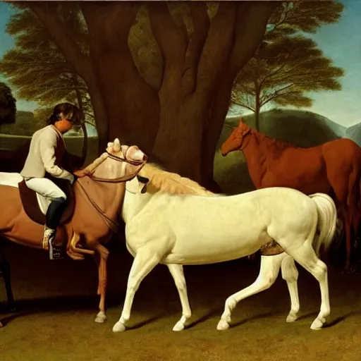 Prompt: The feast, by george-stubbs