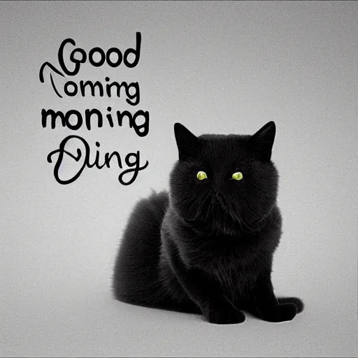 Image similar to good morning cat