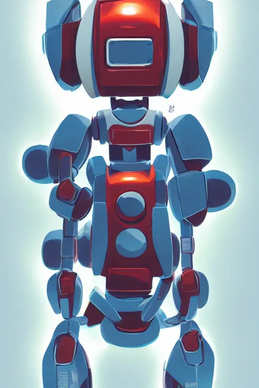 Image similar to metabots medabots medarotto medarot robot minimalist comics helmet mask neon cybereye, behance hd by jesper ejsing, by rhads, makoto shinkai and lois van baarle, ilya kuvshinov, rossdraws global illumination ray tracing hdr radiating a glowing aura