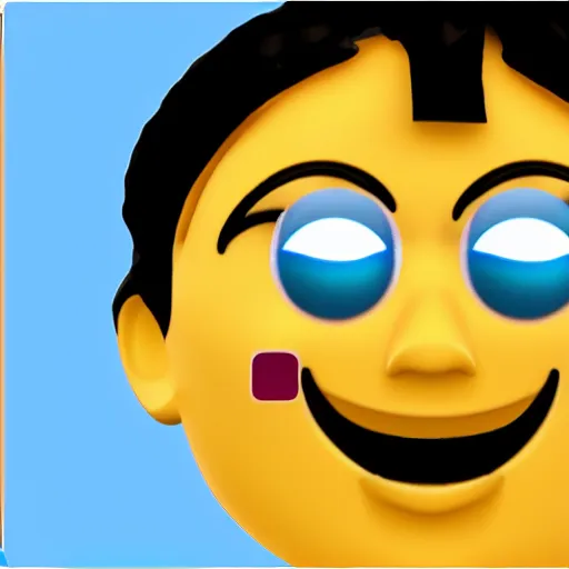 Prompt: poorly rendered 3 d emoji