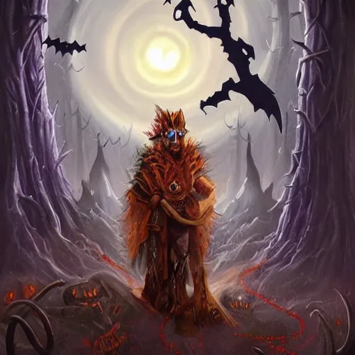 Image similar to Epic Halloween Fantasy Art by John Stephans