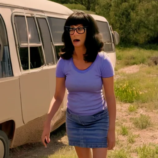 Image similar to A still of Tina Belcher from Bob's Burgers in Breaking Bad (2008)