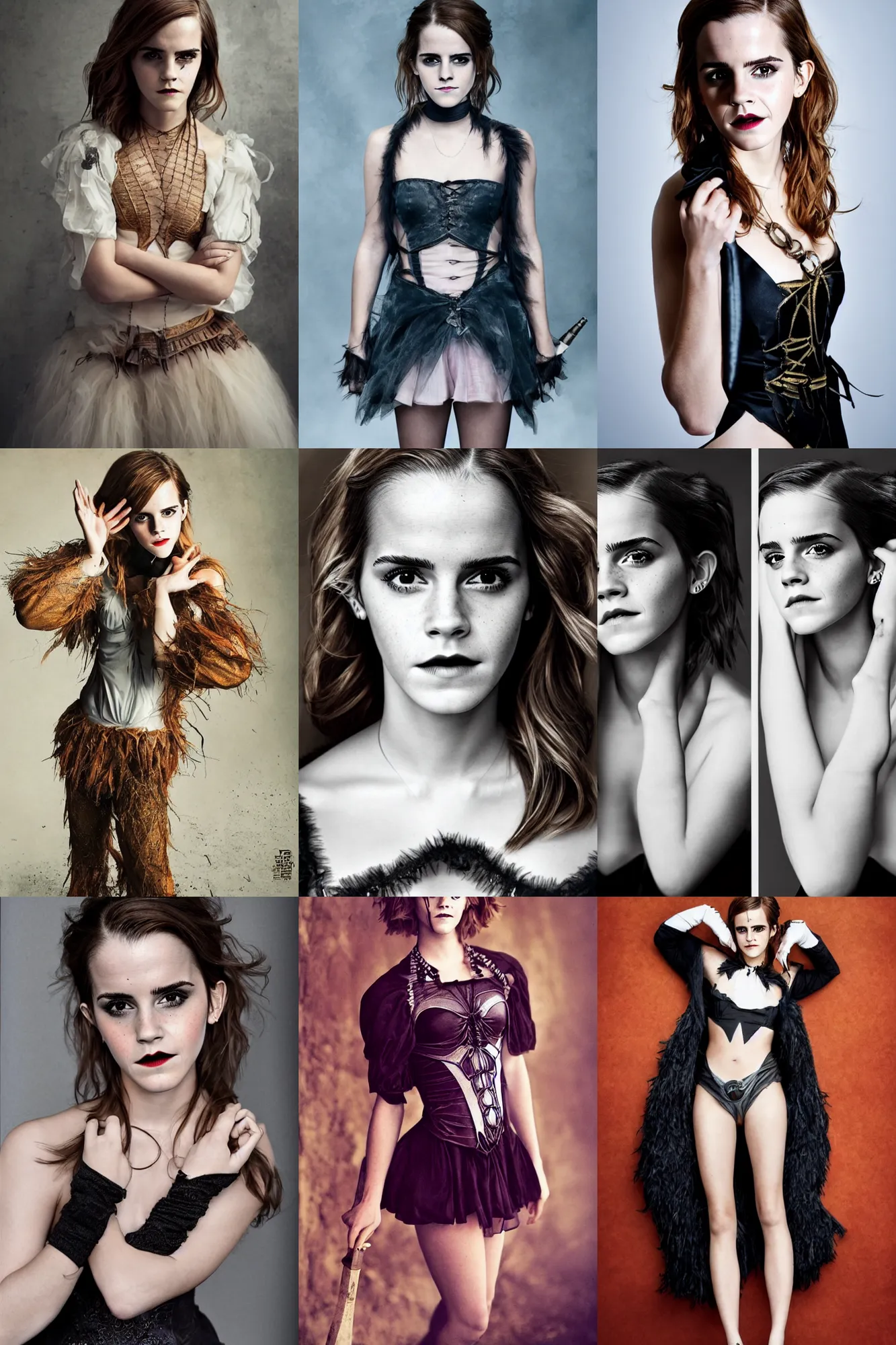 Emma Watson Wearing Halloween Costume Full Body Stable Diffusion