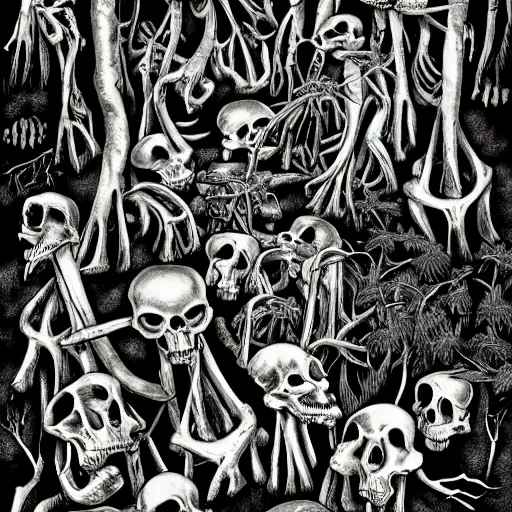 Image similar to the forest of bones