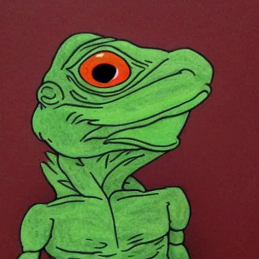 Prompt: mutant pepe, detailed, intricate, small details, realistic