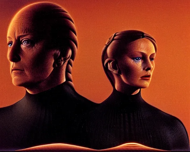 Image similar to aesthetics of dune by frank herbert and david lynch