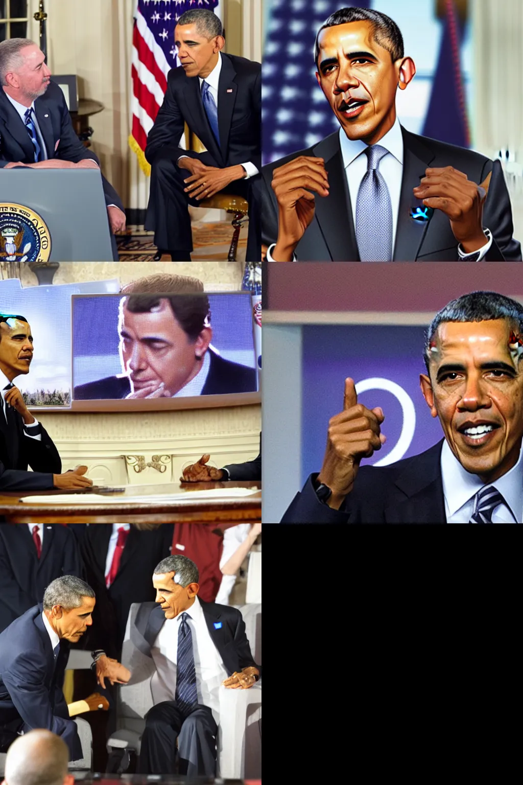 Prompt: Obama hitting the griddy