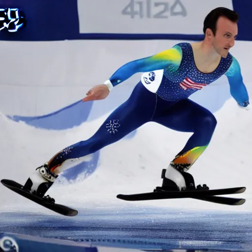 Prompt: brendan doyle skeleton olympian