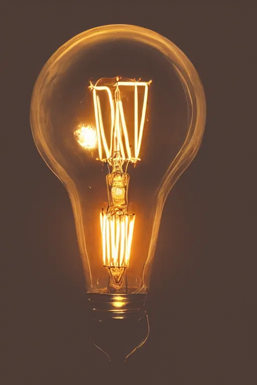 Image similar to vintage photo of the most beautiful light bulb in the world, dark colors, modern, realistic, photo, photorealistic, detailed, high quality, high resolution, lossless, lossless quality, 8 k, hdr, 4 k, 1 6 k, very high quality