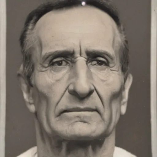 Image similar to closeup julius caesar mugshot