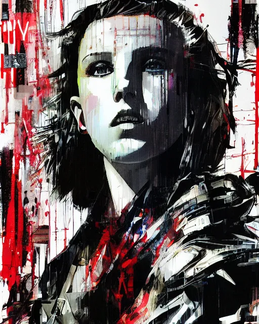 Image similar to millie bobby brown by yoji shinkawa