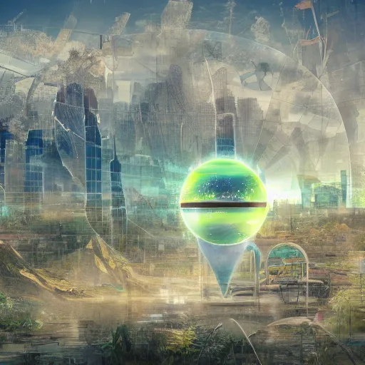 Image similar to 4k solarpunk wallpaper, solarpunk is a science fiction literary subgenre and art movement that envisions how the future might look if humanity succeeded in solving major contemporary challenges with an emphasis on sustainability, human impact on the environment, and addressing climate change and pollution, trending on artstation