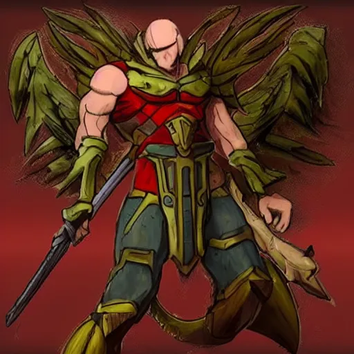 Image similar to Sage from the video game Valorant depicted as Raze from the video game Valorant