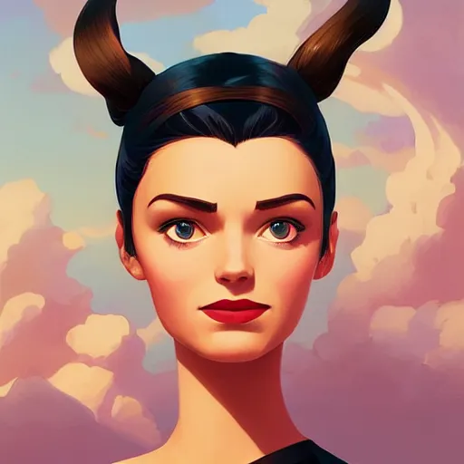 Image similar to face icon stylized minimalist gone with the wind 1 9 3 9, loftis, cory behance hd by jesper ejsing, by rhads, makoto shinkai and lois van baarle, ilya kuvshinov, rossdraws global illumination