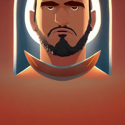 Prompt: face icon stylized minimalist ben hur, loftis, cory behance hd by jesper ejsing, by rhads, makoto shinkai and lois van baarle, ilya kuvshinov, rossdraws global illumination