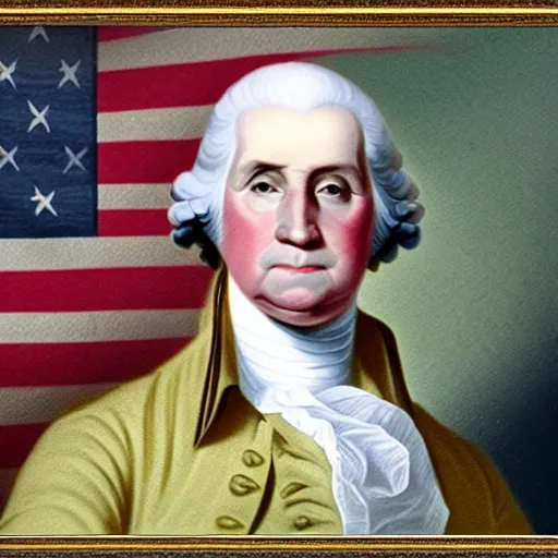 Image similar to george washington as president in 2 0 2 4, modern day photo