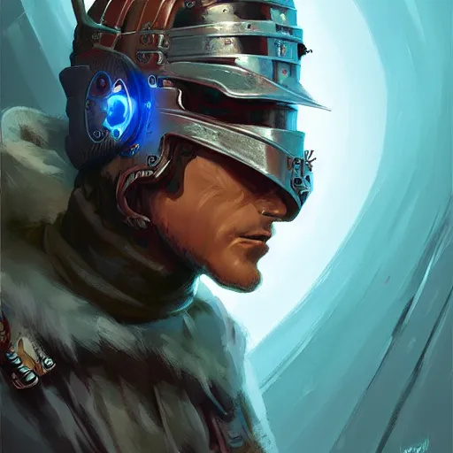 Image similar to cyberpunk viking helmet mask warrior goddess robot ninja fantasy, art gta 5 cover, official fanart behance hd artstation by jesper ejsing, by rhads, makoto shinkai and lois van baarle, ilya kuvshinov, ossdraws