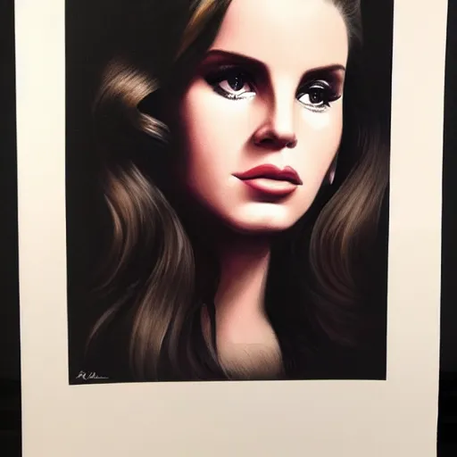 Image similar to Lana del rey portrait, photorealistic, studio