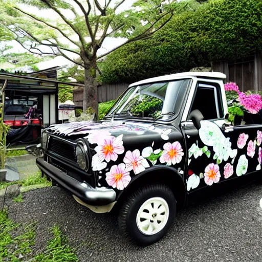 Image similar to Japan’s Kei-tora ‘Mini Truck’ Gardening Contest