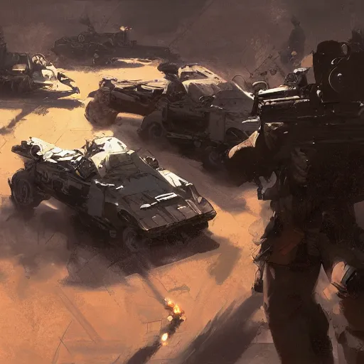 Prompt: a bullets fury, craig mullins