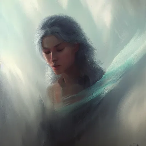 Prompt: something no one has ever seen, concept art oil painting, ethereal, by jama jurabaev, extremely detailed, brush hard, medium, artstation