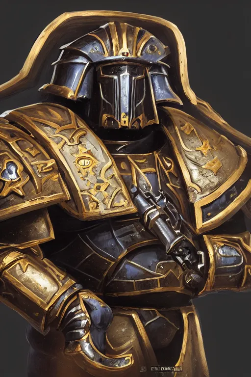 Image similar to armor portrait heros warhammer 4 0 k horus heresy fanart - the primarchs emperor by johannes helgeson animated with vfx concept artist & illustrator global illumination ray tracing hdr fanart arstation zbrush central hardmesh 8 k octane renderer comics stylized