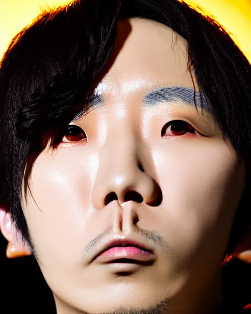 A Close Face Up Photography Of Famous Japanese Rock Stable 
