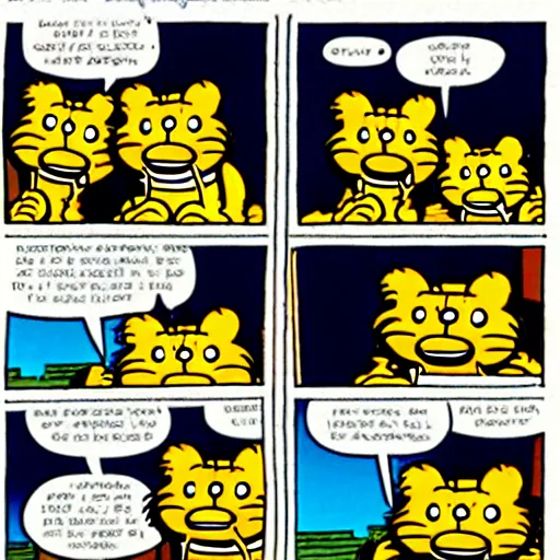 Image similar to garfield comic strip by jim davis