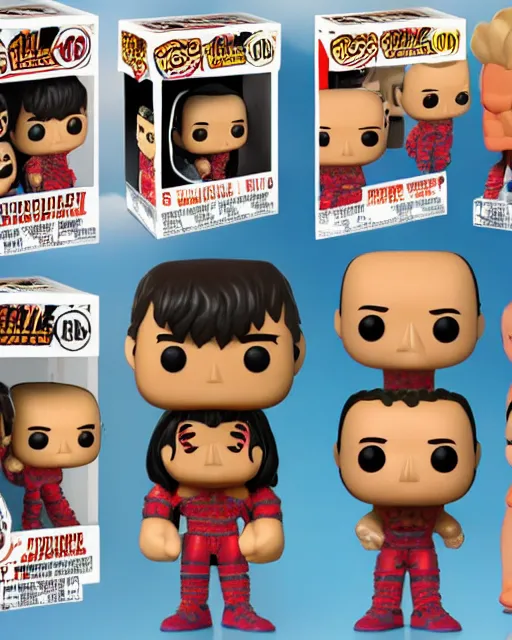 Image similar to Wrestler Funko Pop. Photographic, photography