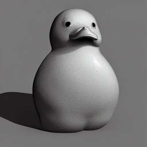 Prompt: rubber duck horror mutant, hyperrealistic drawing, trending on art station, raytracing, unreal engine
