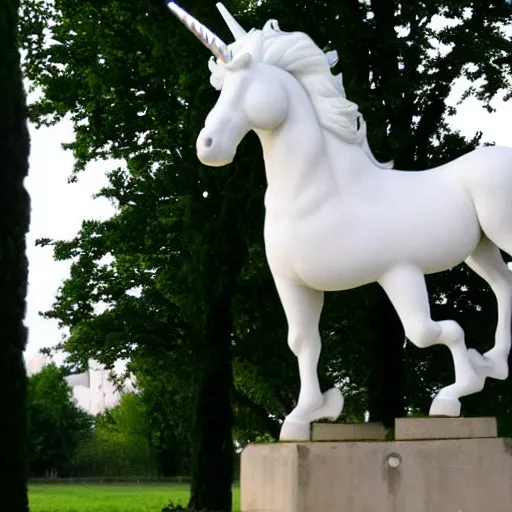 Prompt: magdeburg unicorn when it was alive