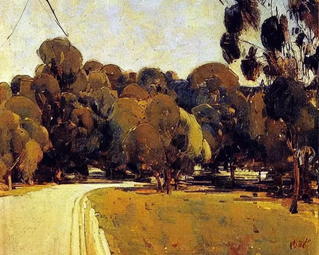 Image similar to arthur streeton