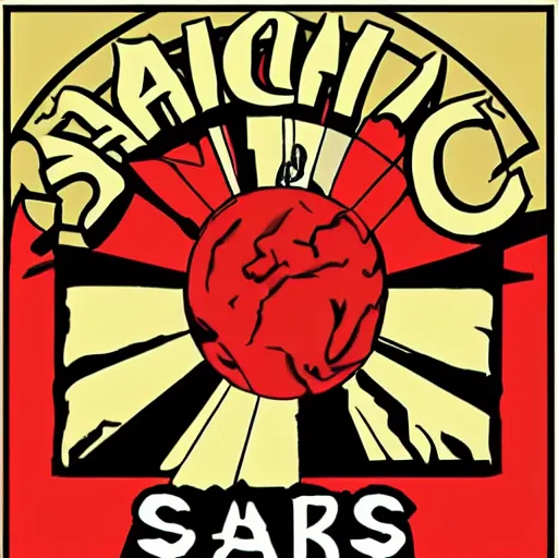 Prompt: Sahara comics logo