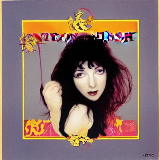 Image similar to kate bush, japanese record cover