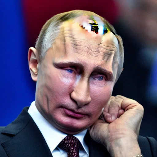 Image similar to putin explodes