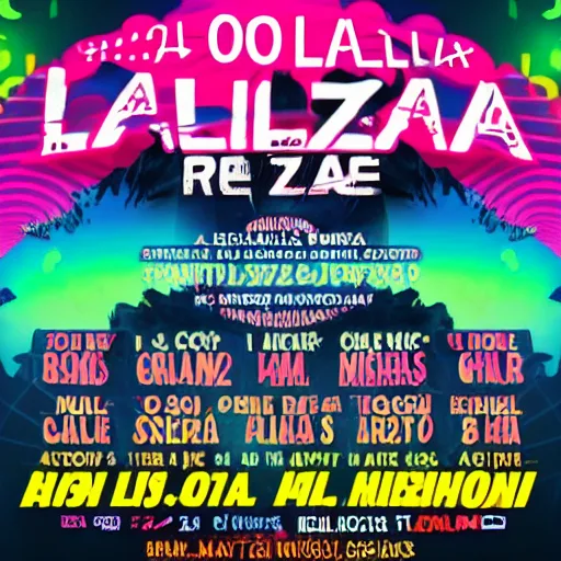 Prompt: Lolapalooza rave